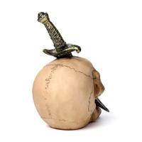 Schedel doorboort met zwaard - thumbnail