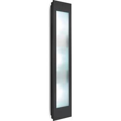 Sunshower Combi - Opbouw (hoek) - Infrarood + Uv - 30 x 145 x 20 cm - Zwart