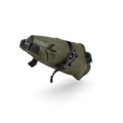 BROOKS zadeltas scape roll mud green