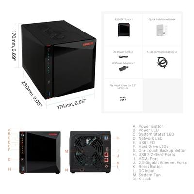 Asustor NimbuStor 4 Gen2 AS5404T Asustor NimbuStor 4 Gen2 AS5404T