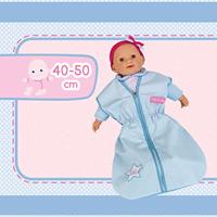 Theo Klein Baby Coralie poppenslaapzak - 40/50 cm - thumbnail