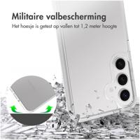 Accezz Xtreme Impact Backcover voor Samsung Galaxy S25 Telefoonhoesje Transparant - thumbnail