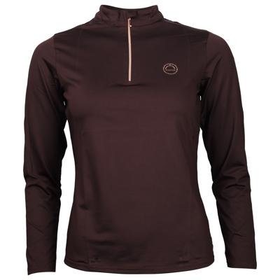 Trainingsshirt Montar Everly, XS in bruin