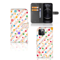 Apple iPhone 12 Pro Max Telefoon Hoesje Dots - thumbnail