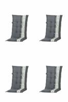 Rugkussen hoog grijs Tuin (4 stuks) Madison - Madison - thumbnail
