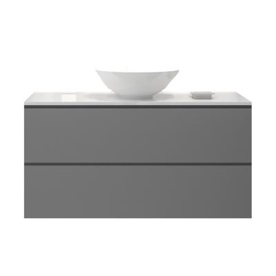 Badkamermeubelset Gliss Zeus 100 cm Beton Grijs Met Waskom Badkamermeubelset Gliss Zeus 100 cm Beton Grijs Met Waskom