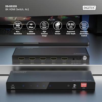 Digitus DS-55335 video switch HDMI Digitus DS-55335 video switch HDMI
