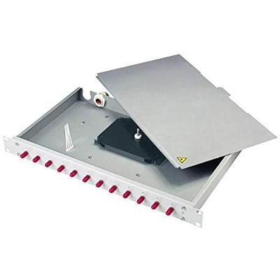 Telegärtner H02030A9000 messing paneel, 19 inch, ethernet, wit