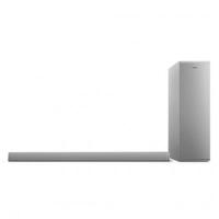 Philips Audio TAB6405/10 B6405/10 SoundBar met Draadloze Subwoofer (2.1-Kanaals, 140 W Uitgangsvermogen, Bluetooth, Dolby Audio, HDMI ARC, Superslank Design, Gentegreerde Wandsteunen) - Zilver - thumbnail