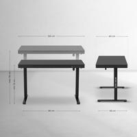 Elektrisch bureau MA-Leader 8.2 Zwart - thumbnail