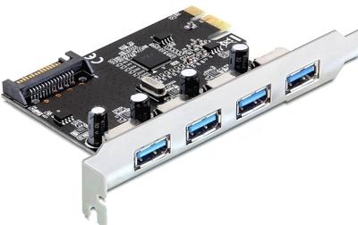 DeLOCK PCI Express Kaart > 4x USB 3.0 usb-controller DeLOCK PCI Express Kaart > 4x USB 3.0 usb-controller
