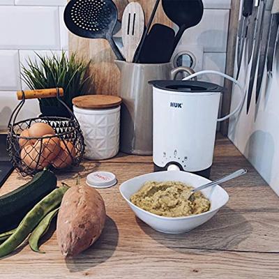 NUK Thermo 3in 1 Babyvoedsel verwarmer Wit, Zwart