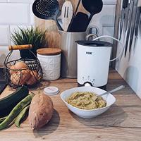 NUK Thermo 3in 1 Babyvoedsel verwarmer Wit, Zwart - thumbnail