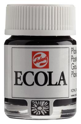 Bruynzeel Ecola plakkaatverf fles 16ml zwart 700