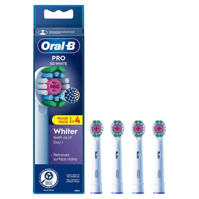 Oral-B Pro 3D White Opzetborstels Oral-B Pro 3D White Opzetborstels