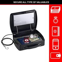 Master Lock P40020 Documenthouder (b x h x d) 74 x 254 x 201 mm Zwart - thumbnail