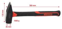 KS Tools 142.1401 1421401 Bankwerkershamer 1325 g 360 mm DIN 1041 1 stuk(s) - thumbnail