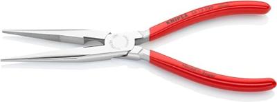 Knipex Platspitse tang met zijsnijder verchroomd 200 mm - 2613200 - thumbnail