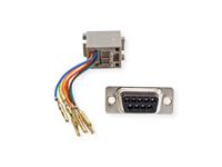 ROLINE DB9 female-RJ45 female 8P/8C 8 aders., zilver - thumbnail