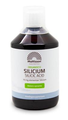 Mattisson Organisch silicium 70mg 500 Milliliter
