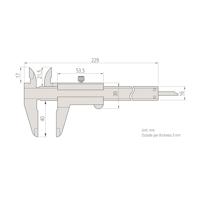 Mitutoyo Schuifmaat - 0-150mm - 530-104 - thumbnail