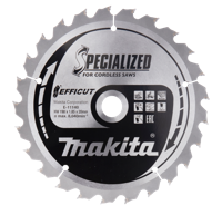 Makita Accessoires Afkortzaagblad Hout | Efficut 190x20x1,85 25T 10g - E-11140 E-11140 - thumbnail