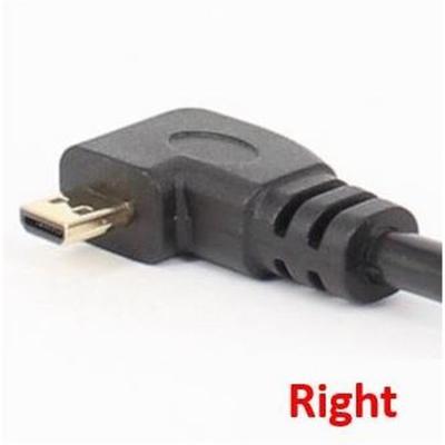Right Angel Micro HDMI Male to HDMI Female Cable, 17cm Right Angel Micro HDMI Male to HDMI Female Cable, 17cm