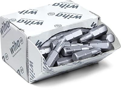 Wiha Bitset Standard 25 mm TORX® (T20) 50-delig 1/4" C6,3 in grootverpakking - 8067 - 08067