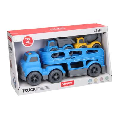 Transporter Werkvoertuigen met Geluid - Blauw Transporter Werkvoertuigen met Geluid - Blauw