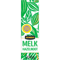 Jumbo Melkchocolade Hazelnoot 200 g - thumbnail