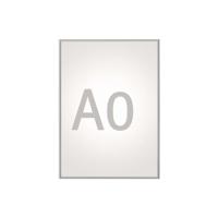 MAUL clicklijst standaard, lijst 25mm A0, zilverkleurig posterframe - thumbnail