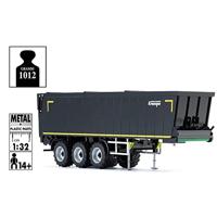 Wiking 0776 59 Schaal 1 Aanhanger Krampe rollenbandwagen SB II 30/1070, zwart - thumbnail