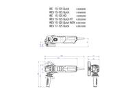 Metabo Haakse Slijper WE 15-125 Quick - 600448000 - thumbnail