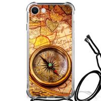 iPhone SE 2022 | 2020 | 8 | 7 Telefoonhoesje met valbescherming Kompas - thumbnail