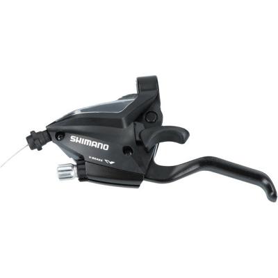 Shimano versteller (links) met remhendel 3 speed st-ef500 2 vingers zwart Shimano versteller (links) met remhendel 3 speed st-ef500 2 vingers zwart