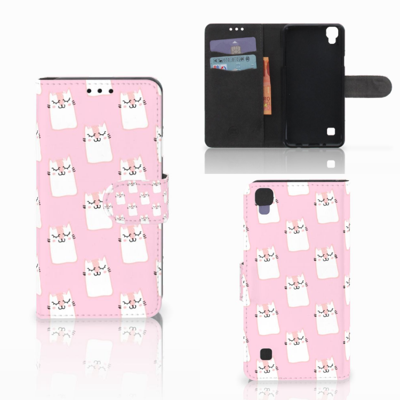 LG X Style Telefoonhoesje met Pasjes Sleeping Cats