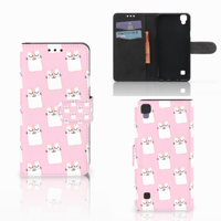 LG X Style Telefoonhoesje met Pasjes Sleeping Cats - thumbnail