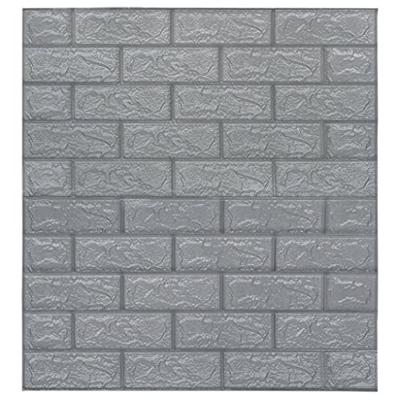 VidaXL 3d-behang zelfklevend 10 st bakstenen antracietkleurig