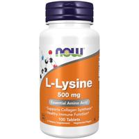 L-Lysine 500mg Now Foods 100tabl - thumbnail