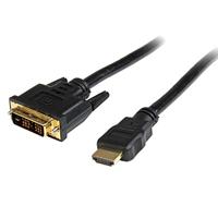 StarTech.com HDMI® naar DVI-D kabel 2m (mannelijk/mannelijk) - HDMI/DVI adapterkabel met vergulde contacten - HDMI/DVI videokabel zwart - thumbnail