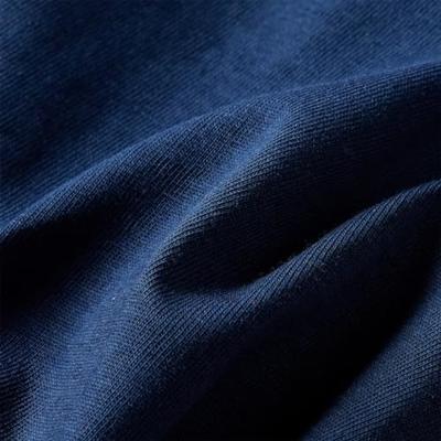 Kindershirt met lange mouwen aapjesprint 116 marineblauw