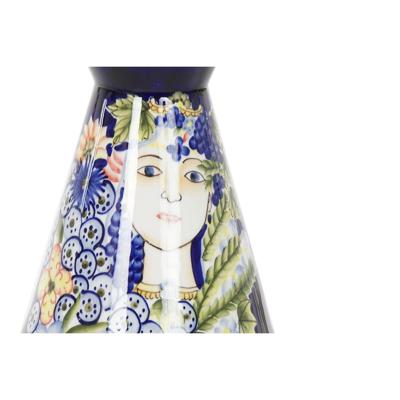 Vaas DKD Home Decor Porselein Zwart Shabby Chic (19 x 19 x 36 cm) Vaas DKD Home Decor Porselein Zwart Shabby Chic (19 x 19 x 36 cm)