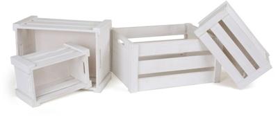 Small Foot houten opbergkistjes, set van 4