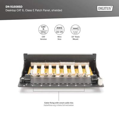 Digitus CAT 6 Class E patch paneel
