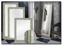 Elegante Spiegel Leonardo Zilver - thumbnail