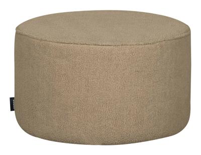 Woood Sara poef laag teddy Sand Woood Sara poef laag teddy Sand