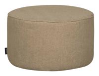 Woood Sara poef laag teddy Sand - thumbnail