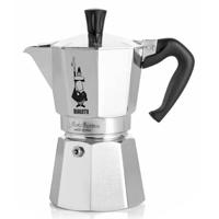 Italiaanse koffiezetter - BIALETTI - Moka Express - Geschikt voor alle kookplaten behalve inductie - 18 kopjes - 810 ml - Roestvrij staal - thumbnail