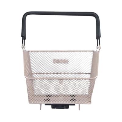 BASIL Fietsmand cento mik 39 x 24 x 13 cm - nude metallic BASIL Fietsmand cento mik 39 x 24 x 13 cm - nude metallic