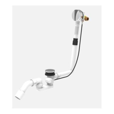 Luxe bad plugoverloopcombinatie met Badvulfunctie Chroom Luxe bad plugoverloopcombinatie met Badvulfunctie Chroom